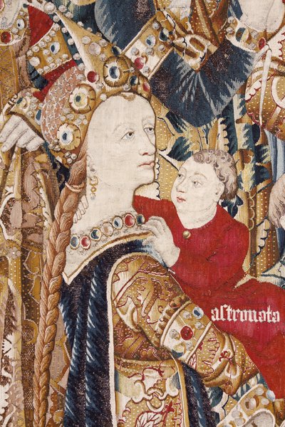 Truva Savaşı: Aşil Çadırı. CA. 1470 (goblen) by Flemish School