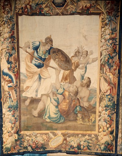 Katedral (Catedral de Santa María de Sigüenza). Katedral koleksiyonu. Flaman halısı. Roma Tarihi (?). İmza: “BB D EGGERMANS Ian Le Clerc, D Eggermans”. Brüksel. 17. yüzyıla başlayın. by Flemish School
