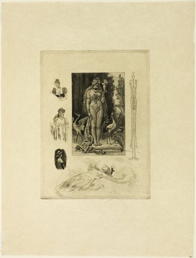 Aşkın İktidarsızlığına Dair Bir Belge by Félicien Rops