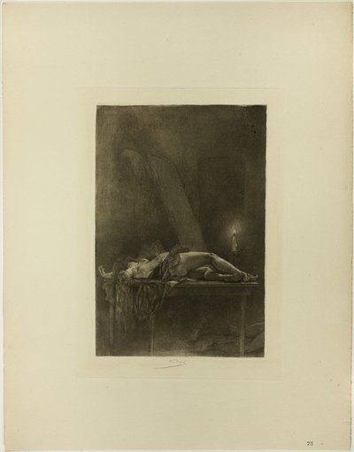 Bir Ateist Akşam Yemeği Partisinde by Félicien Rops