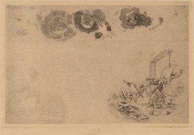 Belçika Sınırı, Belçika Düzensizliği Sınırı. Disordre'ye Not, 1871. by Félicien Rops