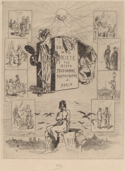Frontispiece: Toplumun Kalıntıları (Les bas-fonds de la societe) by Félicien Rops