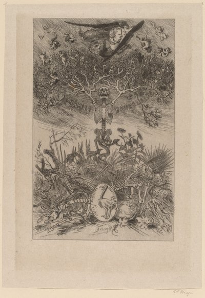 Frontispiece: Waifs (Les Epaves) by Félicien Rops