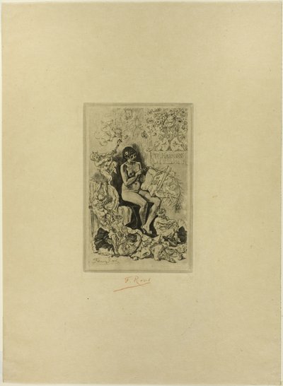 Rimes de Joie için kapak resmi by Félicien Rops