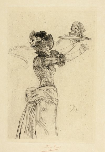 modernite by Félicien Rops