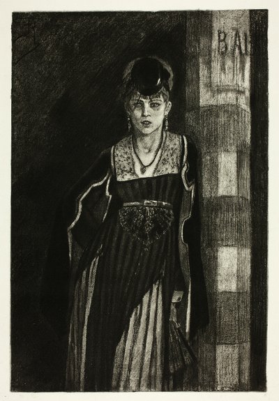 Absinthe İçici by Félicien Rops