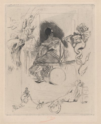Son Maja, 19. yüzyılın ikinci yarısı. by Félicien Rops