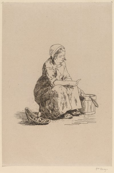 Küçük Patates Soyucu Küçük patates soyucu. by Félicien Rops