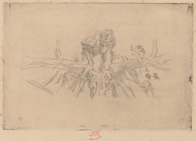 Maris Treni (Le train de Maris) by Félicien Rops