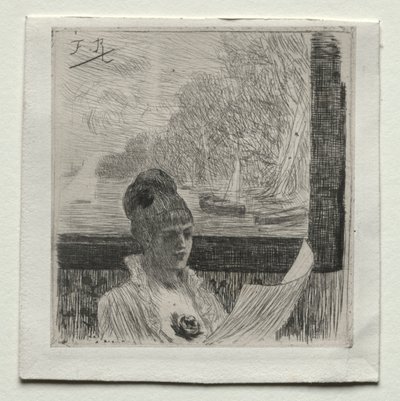 Genç kadın by Félicien Rops