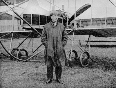 Londra-Manchester Hava Yarışı: Bay Jack Alcock ve Maurice Farman çift kanatlı uçağı, 1914 1934 by Flight Photo