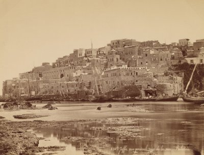 Yafa, Denizden Genel Görünüm - Filistin by Félix Bonfils