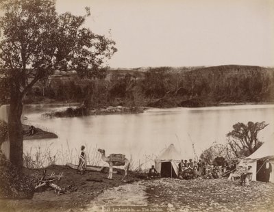 Le Jourdain (Ürdün) by Félix Bonfils