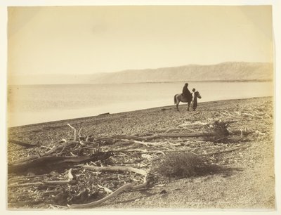 Ölü Deniz ve Judean Dağları. Filistin Ölü Deniz ve Yahudiye Dağları, Filistin, 1875 by Félix Bonfils