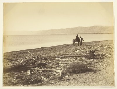 Ölü Deniz ve Judean Dağları. Filistin (Ölü Deniz ve Yahudiye Dağları, Filistin) by Félix Bonfils