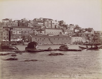 Yafa Panoraması, yak. 1880. by Félix Bonfils
