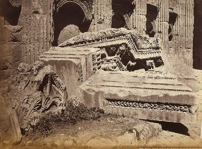 Heliopolis veya Baalbek arkeolojik bölgesinde Jüpiter Tapınağı veya Güneş Tapınağı