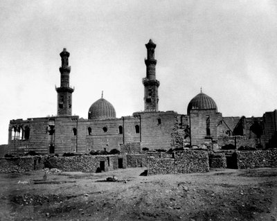 Sultan Barquq Camii, Kahire, Mısır, 1878 by Félix Bonfils