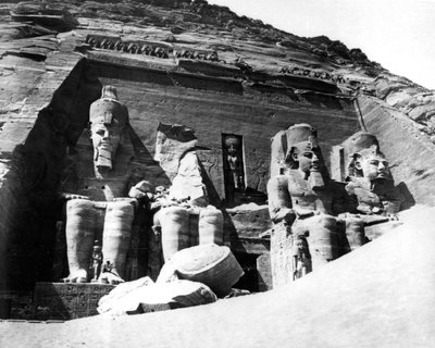 Abu Simbel Tapınağı, Nubia, Mısır, 1878 by Félix Bonfils