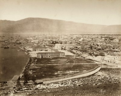 Türkiye'de Smyrne manzarası by Félix Bonfils