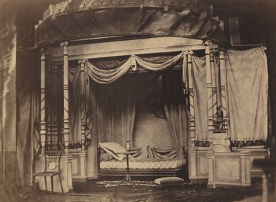 1855 Paris Evrensel Sergisinde yatak odası ekranı by Félix Jacques Antoine Moulin