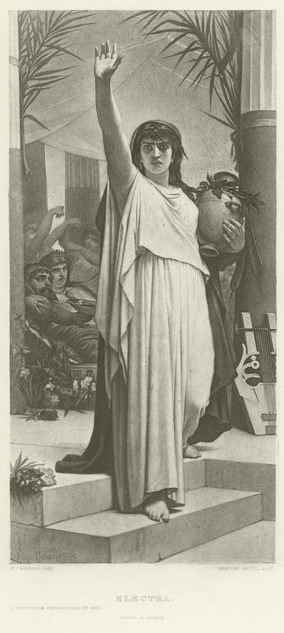 Elektrik (gravür) by Félix Joseph Barrias