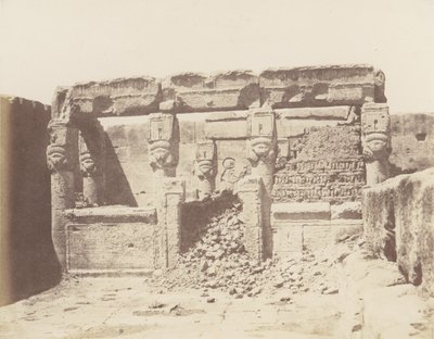 Dendera Tentyris, Athor Tapınağı - Güney-Batı Açısına Yerleştirilmiş Kutsal Alan..., 1851-52, 1853-54