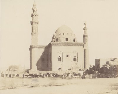 Le Kaire, Sultan Haçan le Tombeau Camii, 1851-52, 1853-54 basılmış. by Félix Teynard