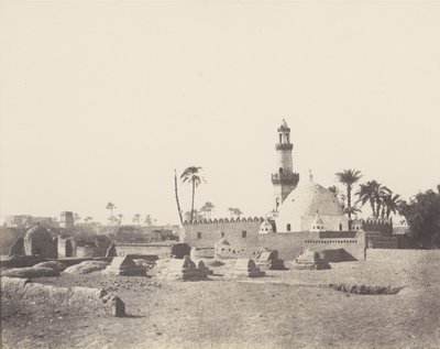 Souâdj, Müslüman Mezarlığı ve Mourad-Bey Türbesi, 1851-52, 1853-54 basılmış. by Félix Teynard