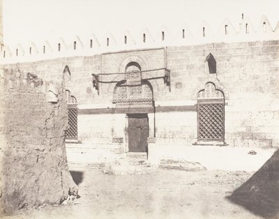 Souâdj, Mourad-Bey Türbesi - Cami Girişi, 1851-52, 1853-54 basılmış. by Félix Teynard
