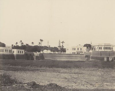 Syout, Constructions Modernes - le Divan, vb., 1851-52, 1853-54 basılmış. by Félix Teynard