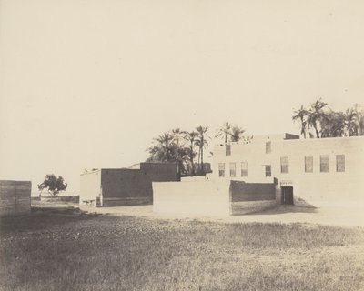Syout, Nil Kenarındaki Arap Konutları, 1851-52, 1853-54 basılmış. by Félix Teynard