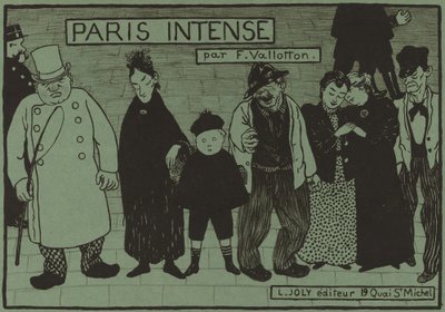 "Paris Intense" albüm kapağı by Félix Vallotton