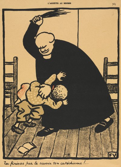 Suçlar ve Cezalar VIII, 765: Öğreneceksin... by Félix Vallotton