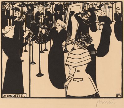 Değirmenci Milliner, 1894. by Félix Vallotton