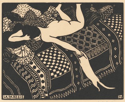 Tembellik, 1896. by Félix Vallotton