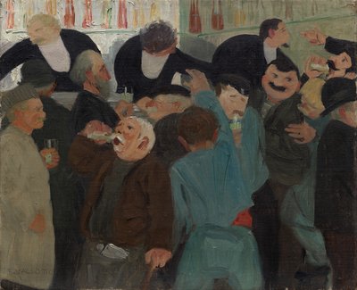 Bistro by Félix Vallotton