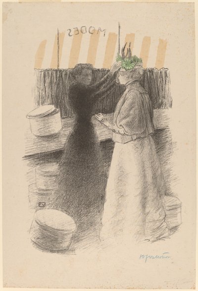 Yeşil Şapka Yeşil Şapka, 1896. by Félix Vallotton