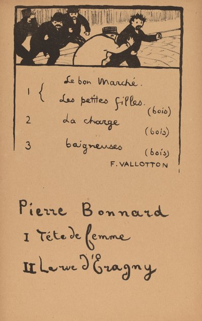 Takip, 1893. by Félix Vallotton
