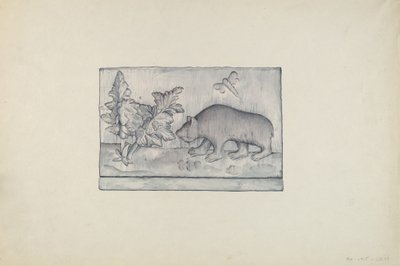 Ayı Rölyef Paneli by Flora Merchant
