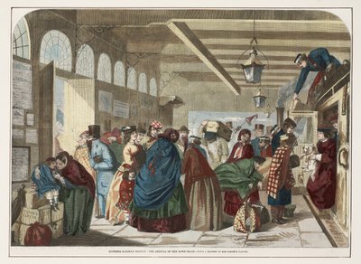 Hastings Tren İstasyonu - Aşağı Trenin Gelişi by Florence after Claxton