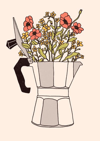 Moka Çiçekleri, 2019 (dijital) by Florent Bodart