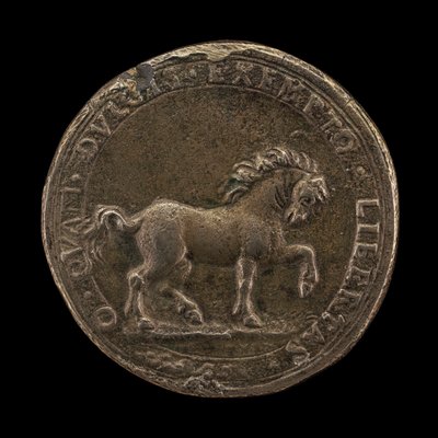 Horse Pawing the Earth, c.1545 (sterling olmayan gümüş döküm) (6240388