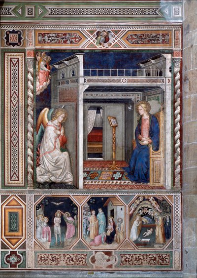 Müjde - Fresk by Florentine School