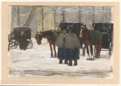 Karda arabalar ve arabacılar by Floris Arntzenius