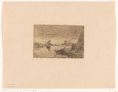 Manzara Geceleri gübre yığınları (orijinal başlık) by Floris Verster