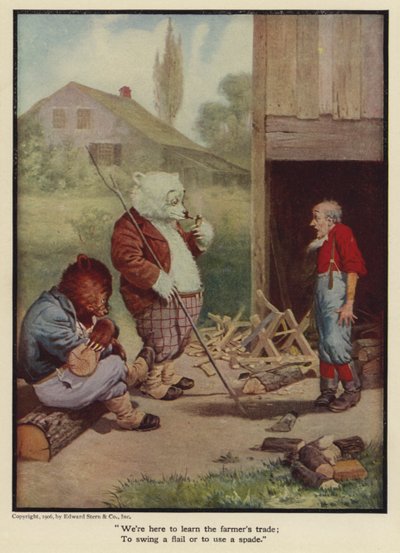 Çiftçi ticaretini öğrenmek için buradaydık; bir kürek sallamak veya bir kürek kullanmak için. by Floyd V. Campbell