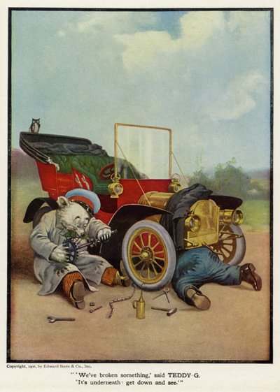 Bir şeyi kırdık, dedi Teddy - G, Altında: aşağı in ve gör. by Floyd V. Campbell