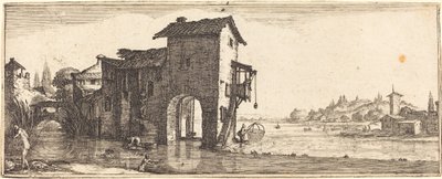 su değirmeni by Follower of Jacques Callot
