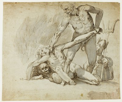  by Follower of John Hamilton Mortimer